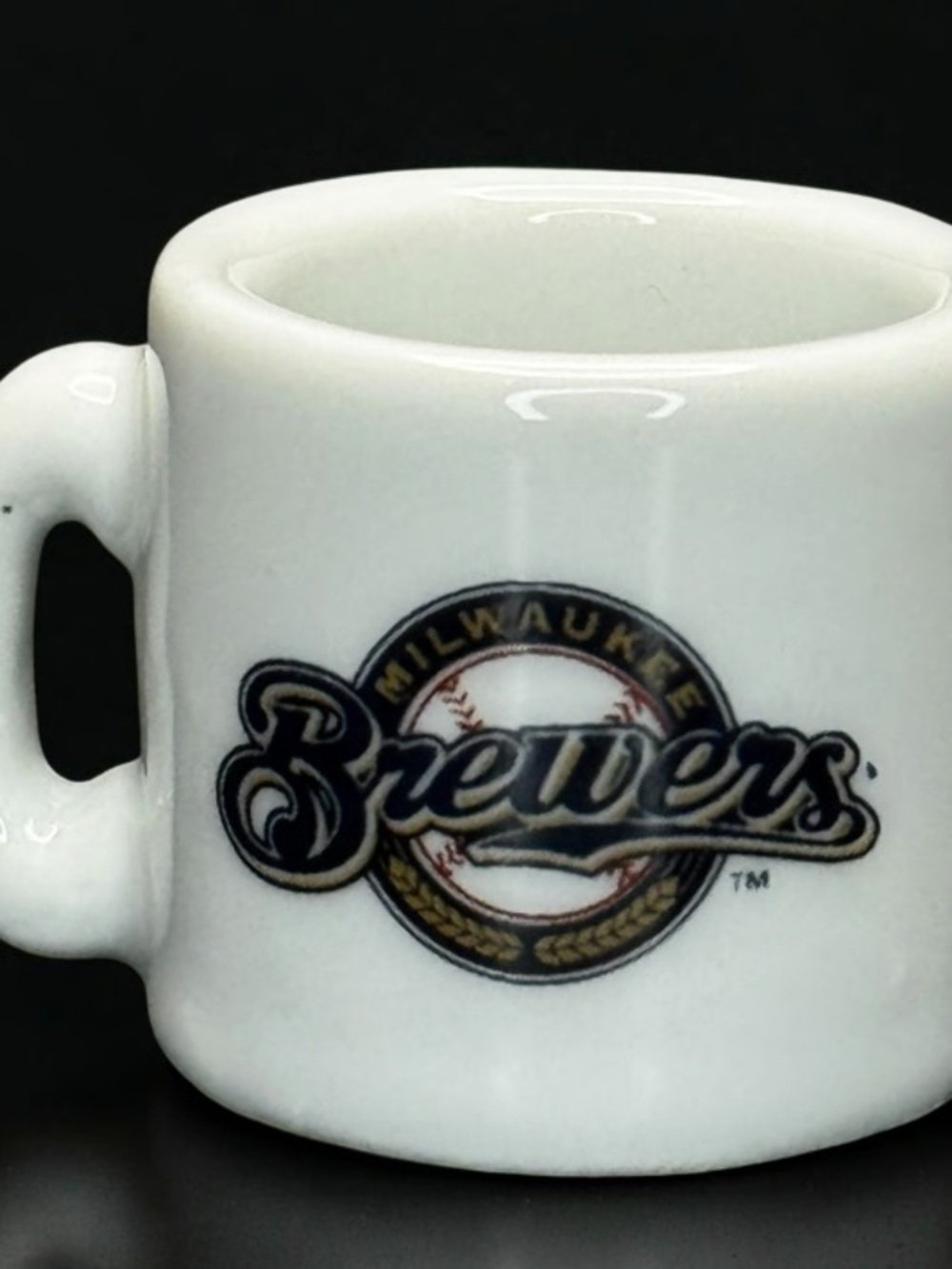Milwaukee Brewers White Ceramic Mug with Team Logo